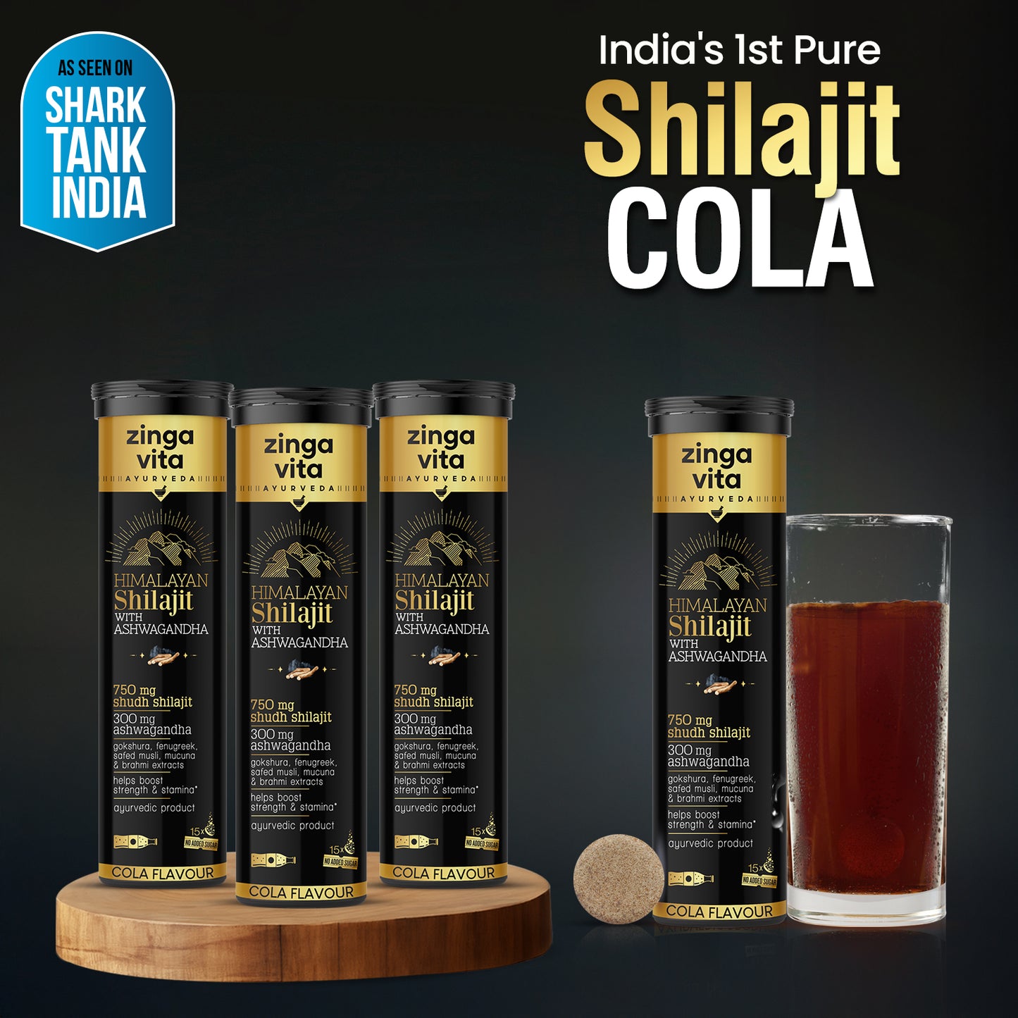 Pure Shilajit Effervescent with Ashwagandha