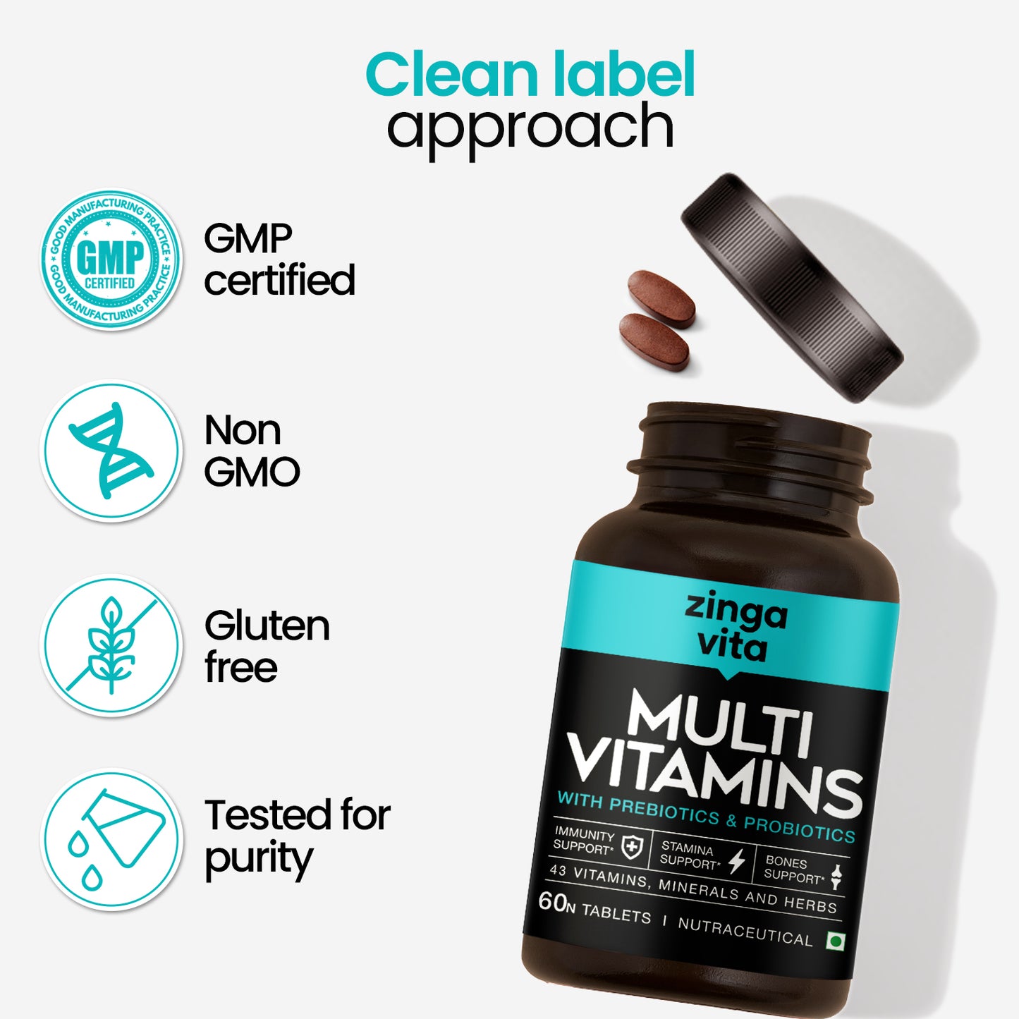 Multivitamins with Prebiotics & Probiotics