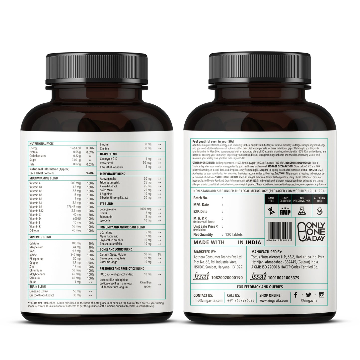 Multivitamins for Men 50+