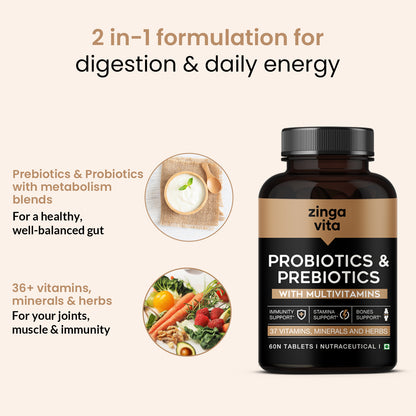 Multivitamins with Prebiotics & Probiotics