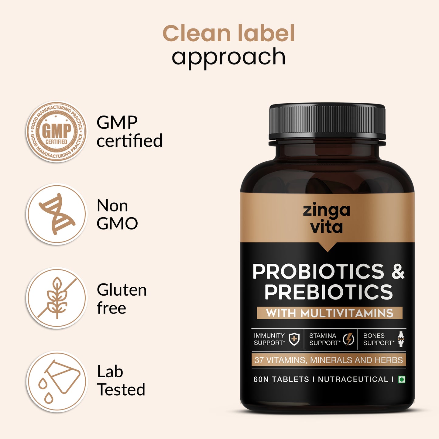 Multivitamins with Prebiotics & Probiotics