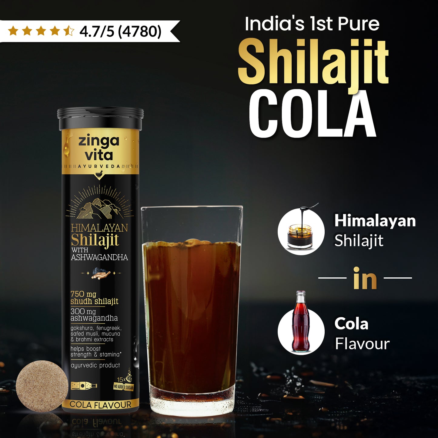 Shilajit Cola Effervescent