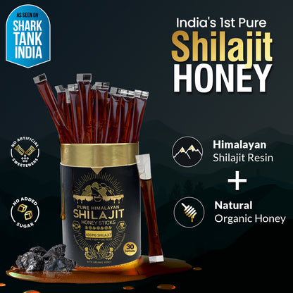 Pure Shilajit Honey Sticks