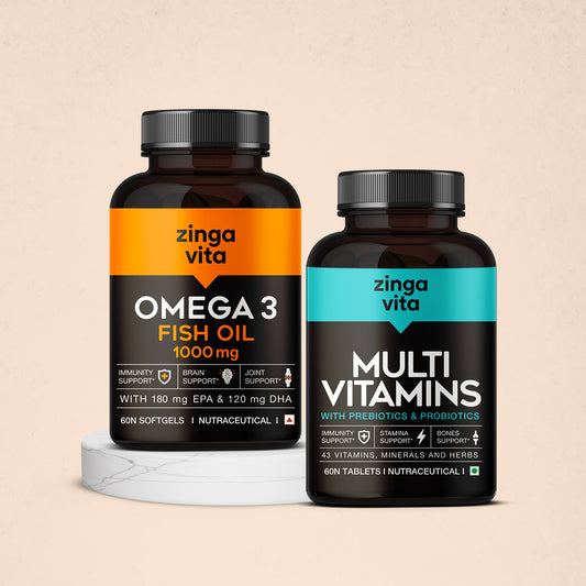 Multivitamins with Omega 3 + Probiotics