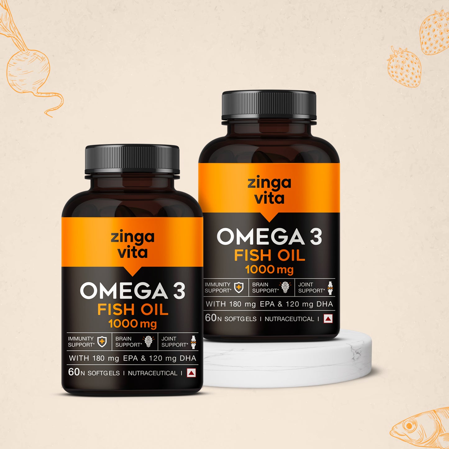 Omega-3 Fish Oil Softgels