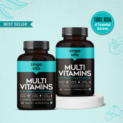 Multivitamins with Prebiotics & Probiotics