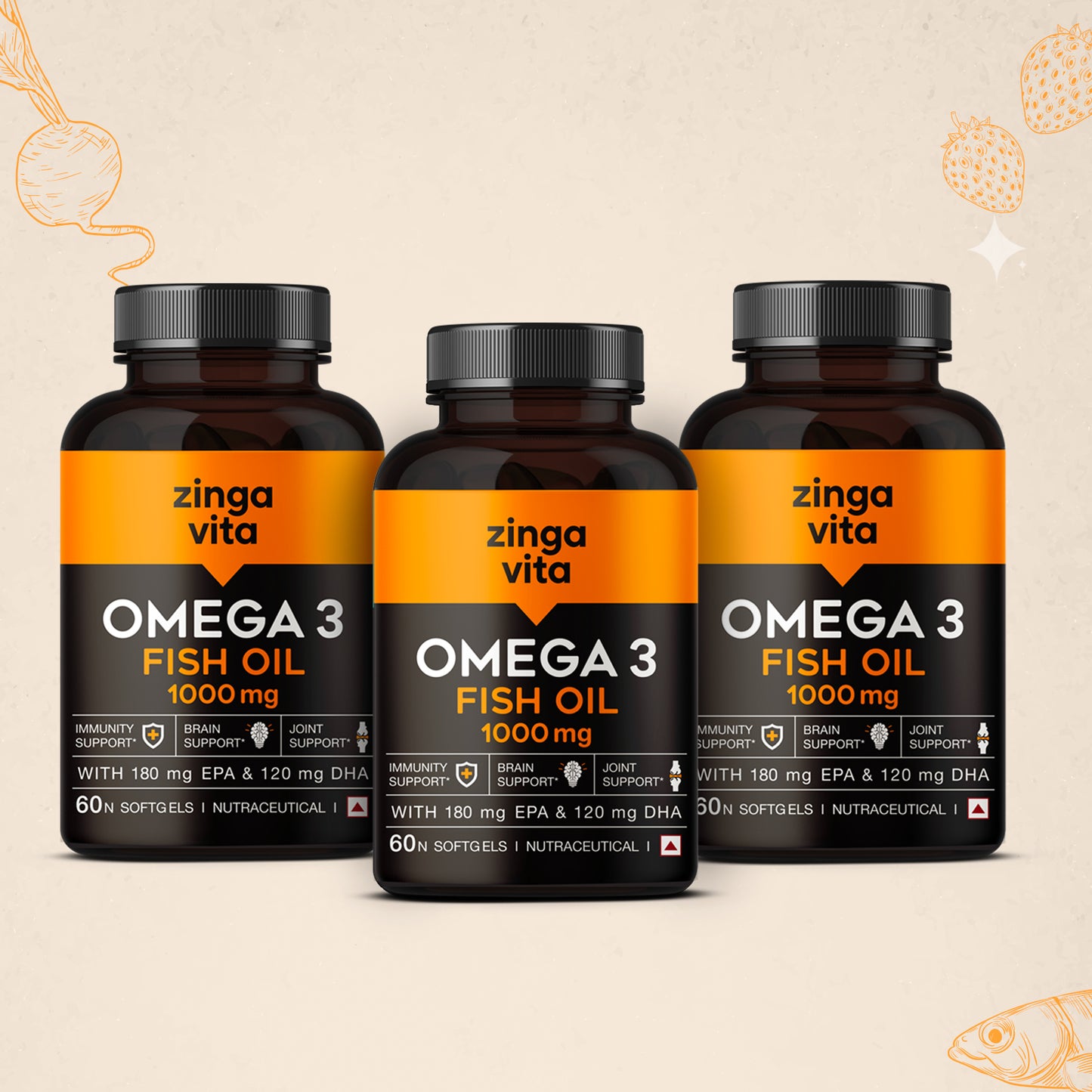 Omega-3 Fish Oil Softgels