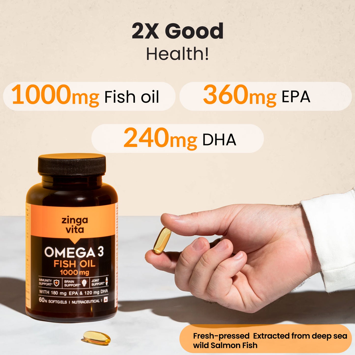 Omega-3 Fish Oil Softgels